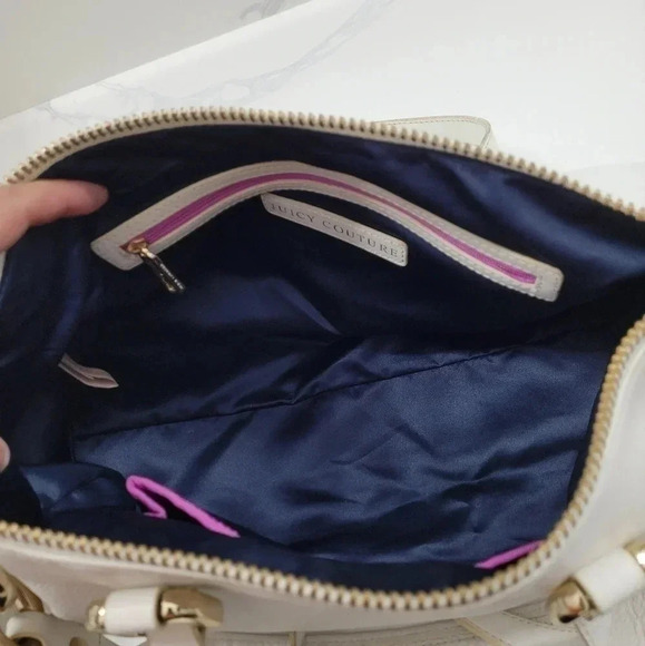 Juicy Couture 100% Genuine Cowhide Leather Satchel - Picture 14 of 16